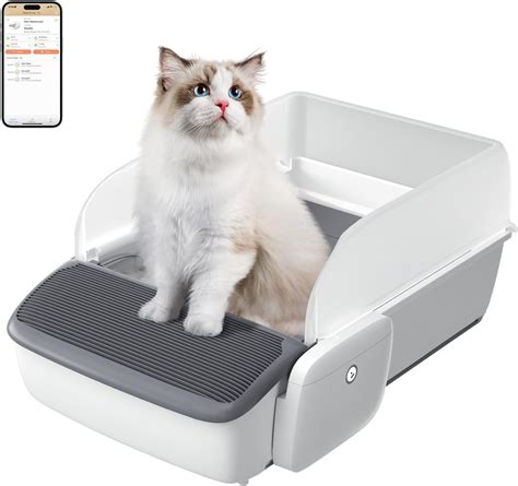 automatic litter bin opens.